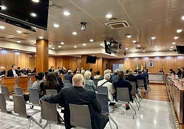 Vista del macrojuicio celebrado en 2024 por el 'caso Astapa' contra la corrupción política y urbanística en Málaga.