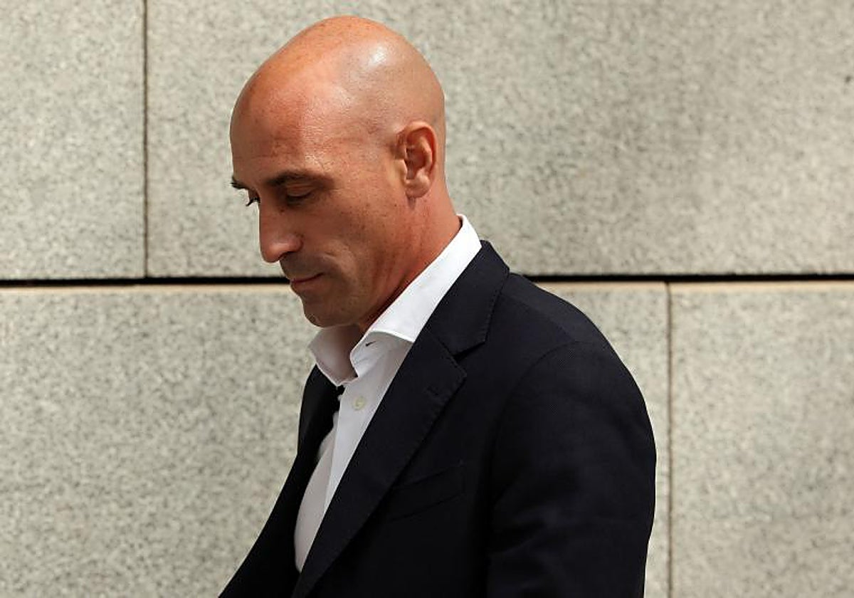 El expresidente de la Federación Española de Fútbol (FEF) Luis Rubiales.