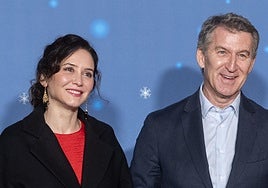 Ayuso y Feijóo en un acto el pasado diciembre.