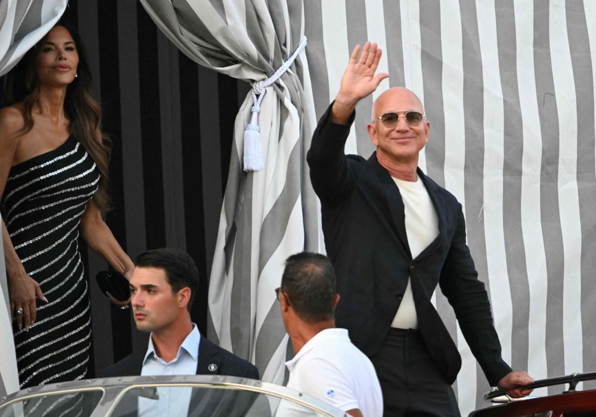 La boda de Jeff Bezos y Lauren Sánchez cambia de...