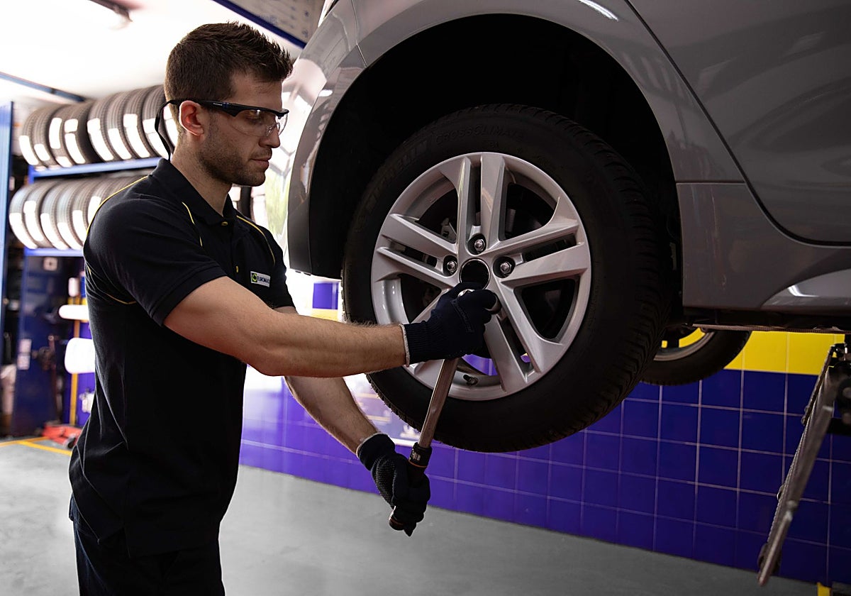 Cambio de neumáticos