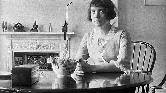 Los cuadernos de Katherine Mansfield desmienten su imagen angelical