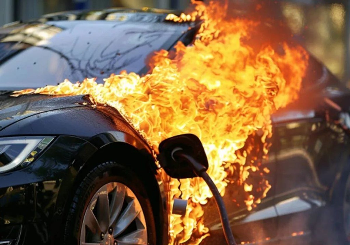 Lithium fires are difficult to extinguish.