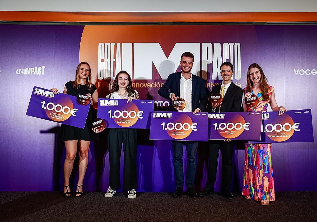 Premiados de la II edición de los Premios CREAIMPACTO