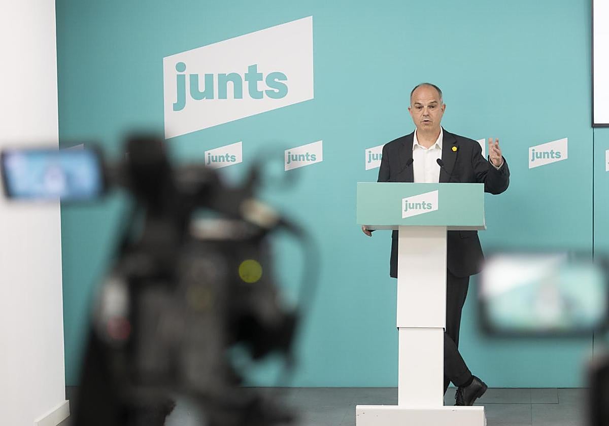 El secretario general de Junts, Jordi Turull.