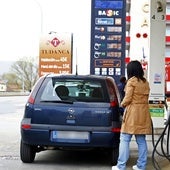 Una gasolinera.