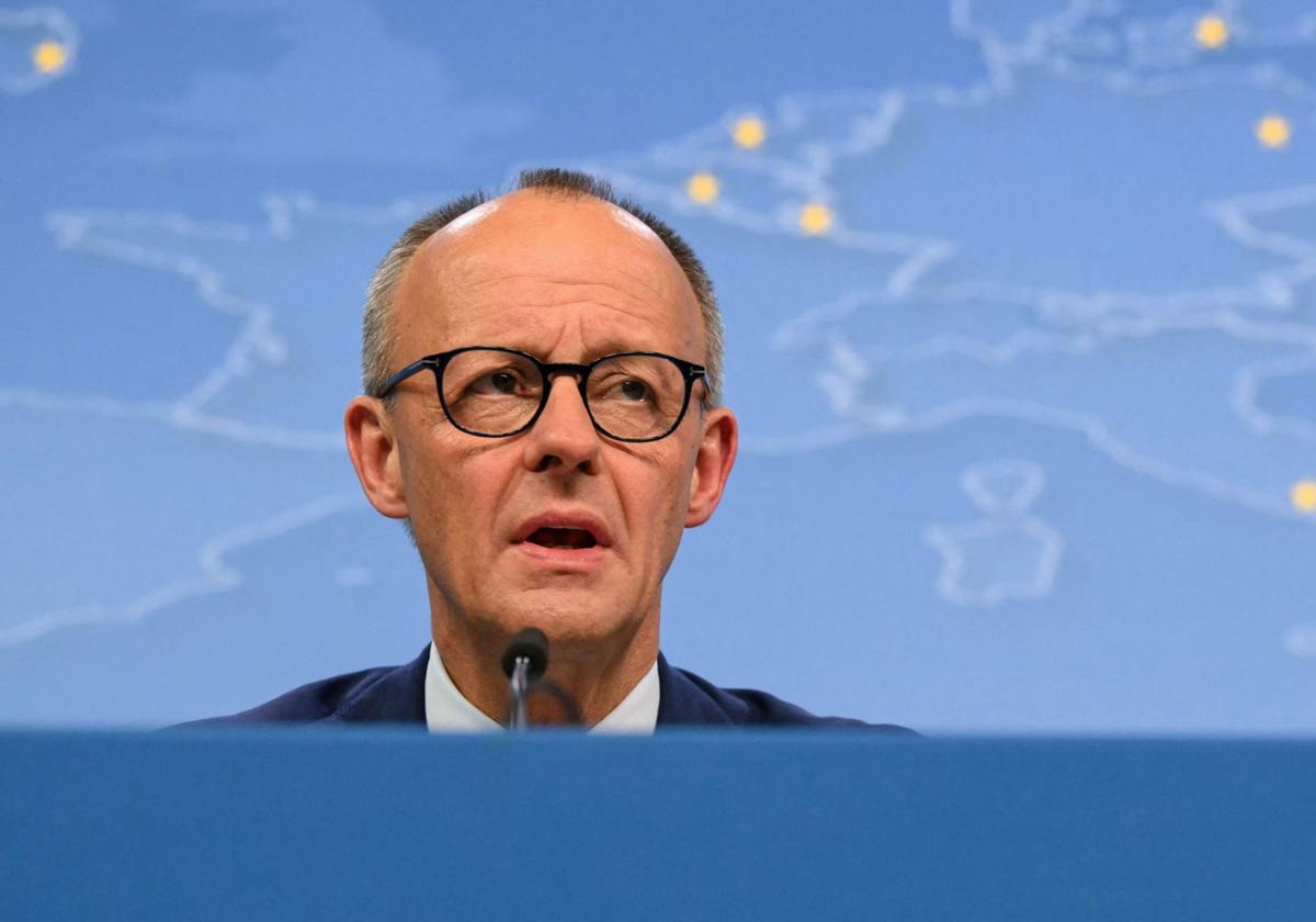 El canciller alemán, Friedrich Merz.