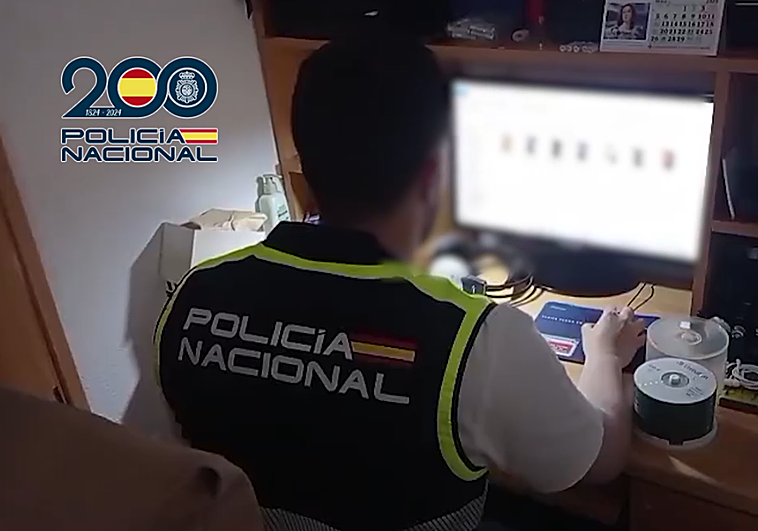 Un agente que ha participado en la detención de la red de pornografía infantil