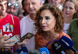 la ministra de Hacienda María Jesús Montero