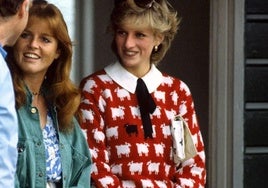 Lady Di con el jersey del millón de euros.