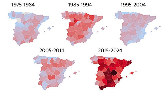 Seis gráficos que muestran cómo las olas de calor llegan antes y son cada vez más largas