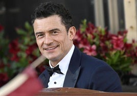 Orlando Bloom, en la boda de Jeff Bezos en Venecia.