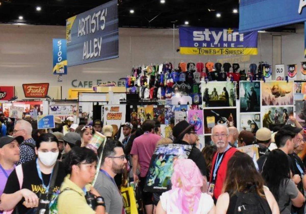 El 'Artists Alley' es una de las zonas más concurridas de San Diego Comic-Con y también se replicará en Málaga.