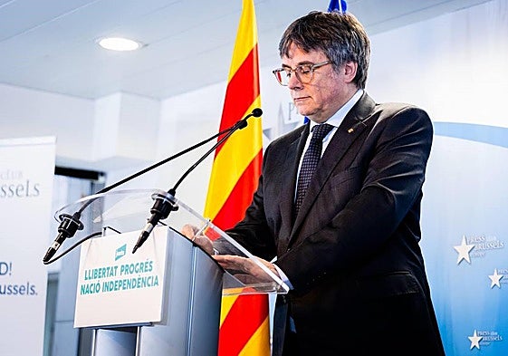 El líder de Junts, Carles Puigdemont