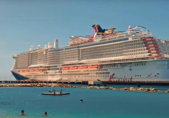 El crucero Carnival Triumph del documental de Netflix 'Fiasco total: El crucero de la caca'.