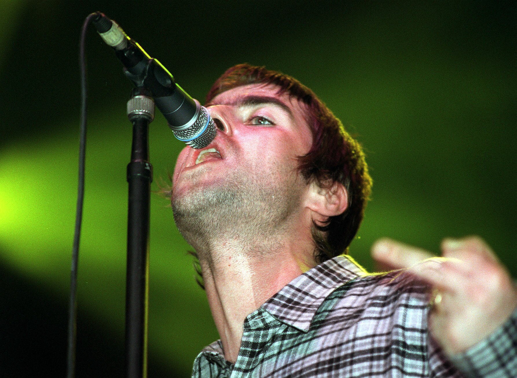 Liam Gallagher en Barcelona en 1997