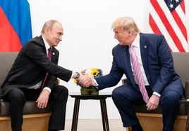 Vladímir Putin y Donald Trump en una imagen de archivo.
