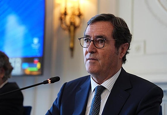 El presidente de CEOE, Antonio Garamendi.