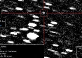objeto interestelar A11pI3Z captado el 2 de junio de 2025 por David Rankin, ingeniero del Catalina Sky Survey de la Universidad de Arizona..