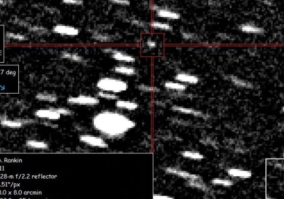 objeto interestelar A11pI3Z captado el 2 de junio de 2025 por David Rankin, ingeniero del Catalina Sky Survey de la Universidad de Arizona..