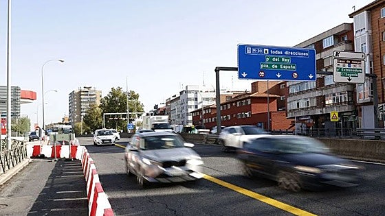 Casi nadie frena en las obras de las carreteras