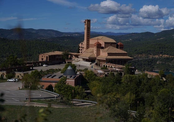 Vista del santuario de Torreciudad, que recibe cada año la visita de 200.000 fieles.