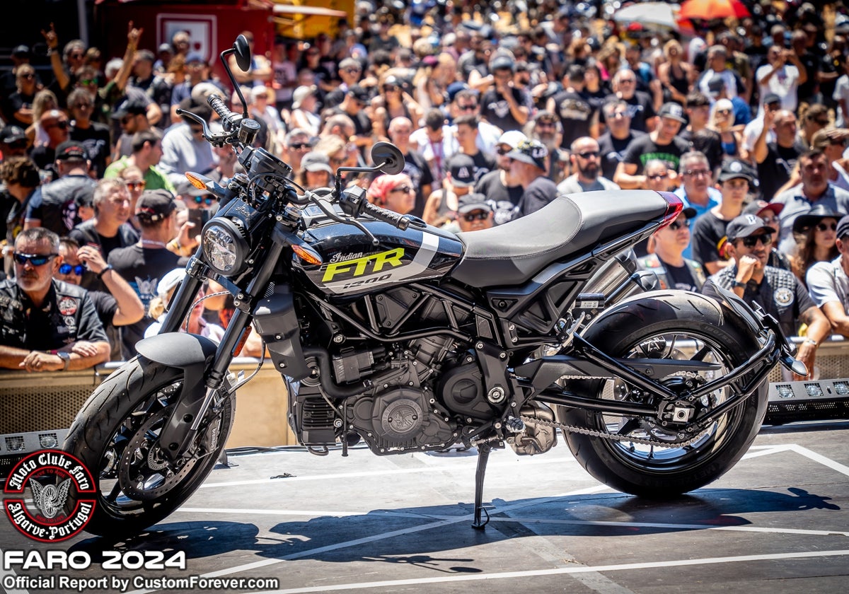 Indian FTR at the Faro Rally 2024