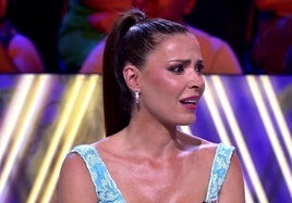 Eugenia Santana, durante la entrevista.