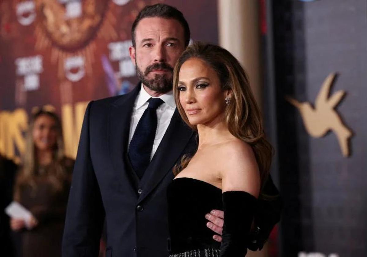 Ben Affleck and Jennifer Lopez.