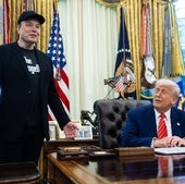 Elon Musk y Donald Trump en el Despacho Oval cuando aún les unía una amistad.