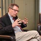 El experto en geopolítica Robert D. Kaplan, en su visita a Madrid.