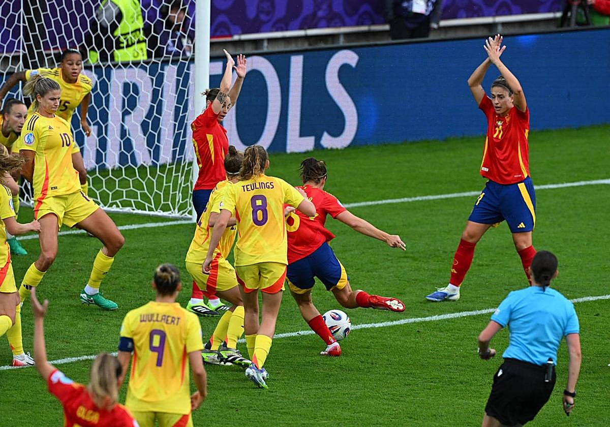 Así hemos narrado otro contundente triunfo de España ante Bélgica