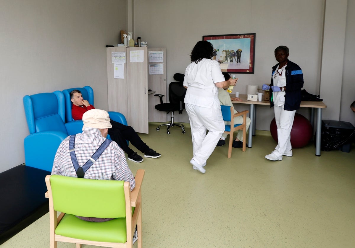 Una de las salas de un centro español de atención a la dependencia.