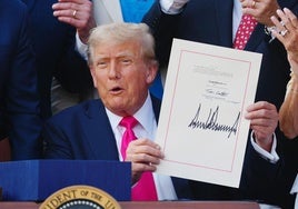 El presidente de Estados Unidos, Donald Trump
