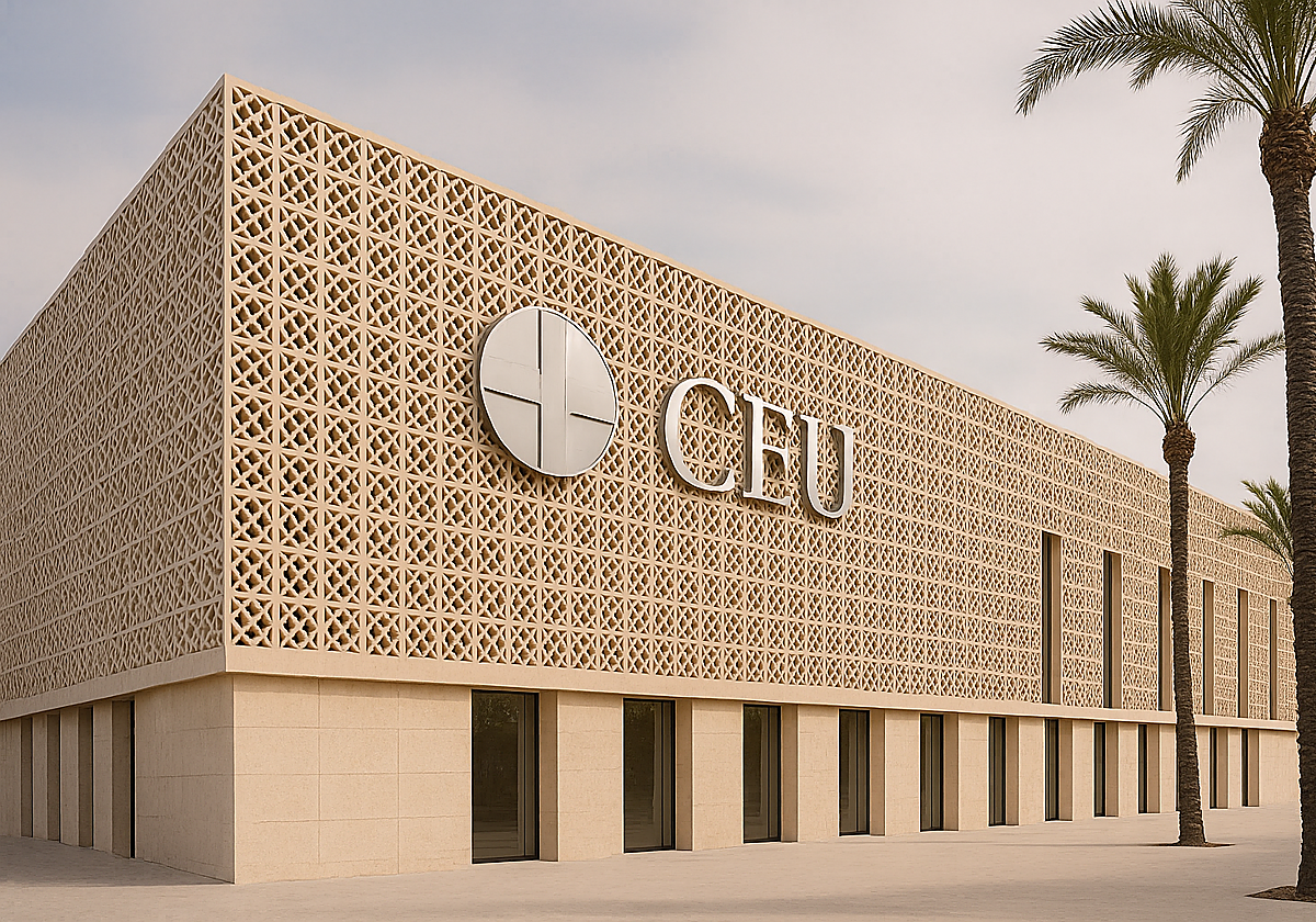 Fachada del centro universitario