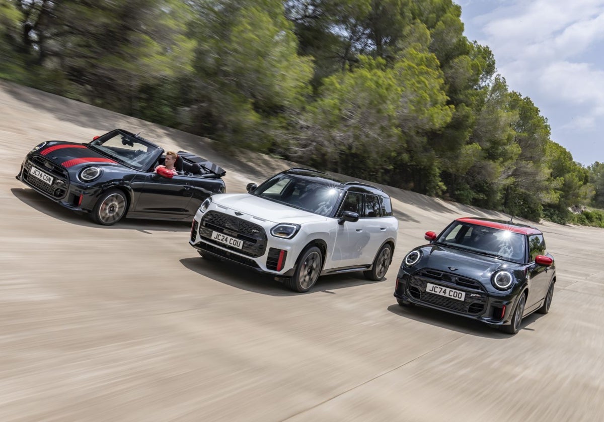 The Mini JCW family.