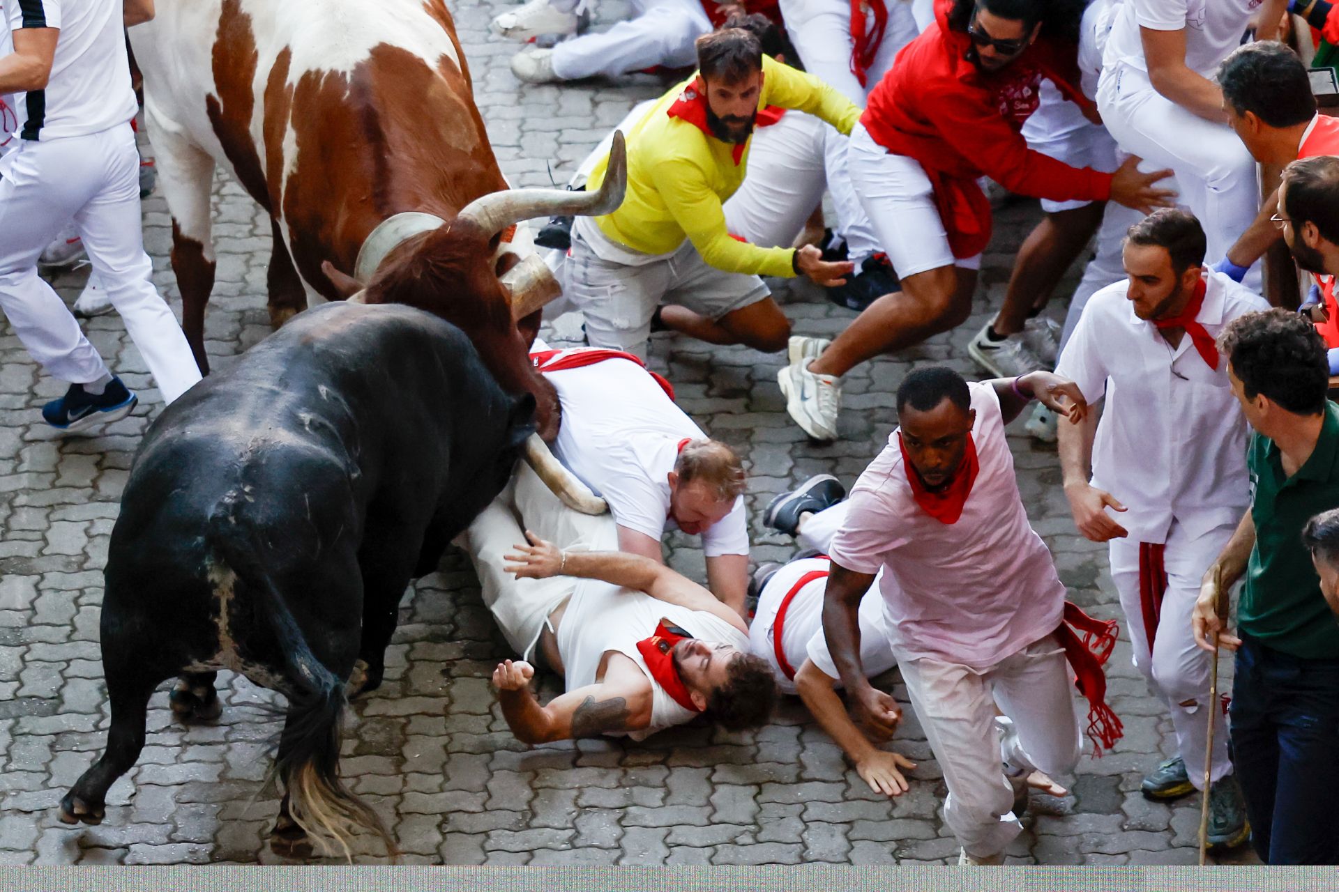 El segundo encierro de San Fermín lo ha protagonizado una ganadería de peso y carácter: los Cebada Gago. Este año alcanza su 41ª participación en San Fermín. Desde las tierras de Medina Sidonia, Cádiz, llegan sus toros, conocidos por su velocidad fulgurante y una fiereza que impone respeto.
