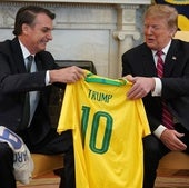 Jair Bolsonaro y Donald Trump, en una imagen de archivo.