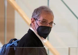 Josu Ternera en septiembre de 2021 en una vista en un tribunal de París.