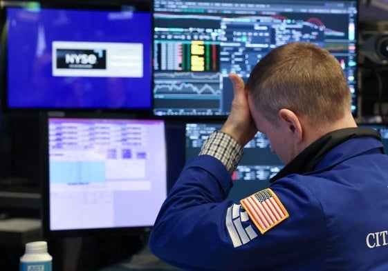 Un operador en Wall Street.