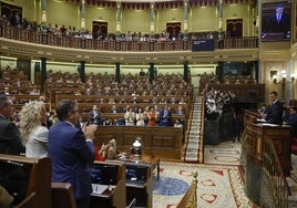 Pleno en el Congreso de los Diputados.