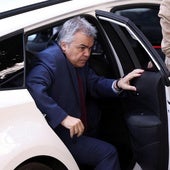 Santos Cerdán el 30 de junio, el día en que declaró ante el Supremo y salió camino de Soto del Real.