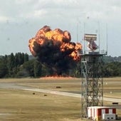 Una avioneta médica se estrella en el aeropuerto de Southend de Londres y obliga a su cierre