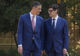 PEdro Sánchez y Salvador Illa.
