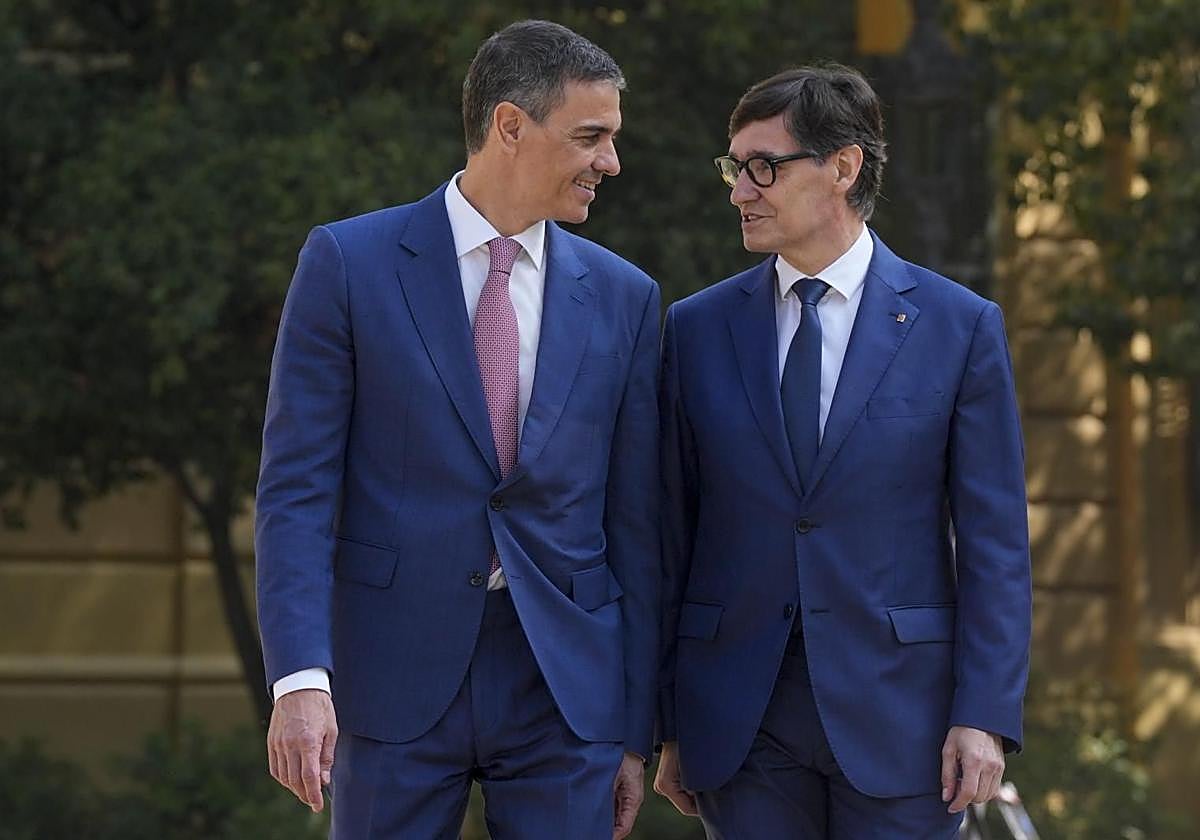 PEdro Sánchez y Salvador Illa.