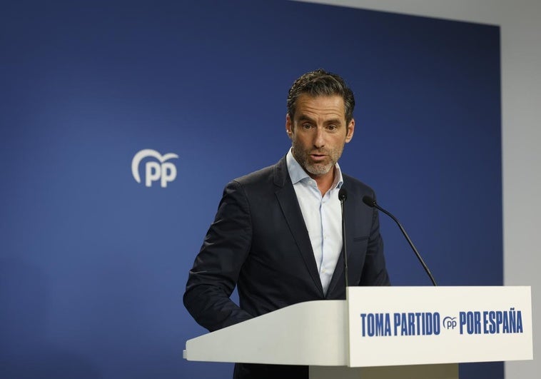 El vicesecretario de Cultura y portavoz del PP, Borja Sémper