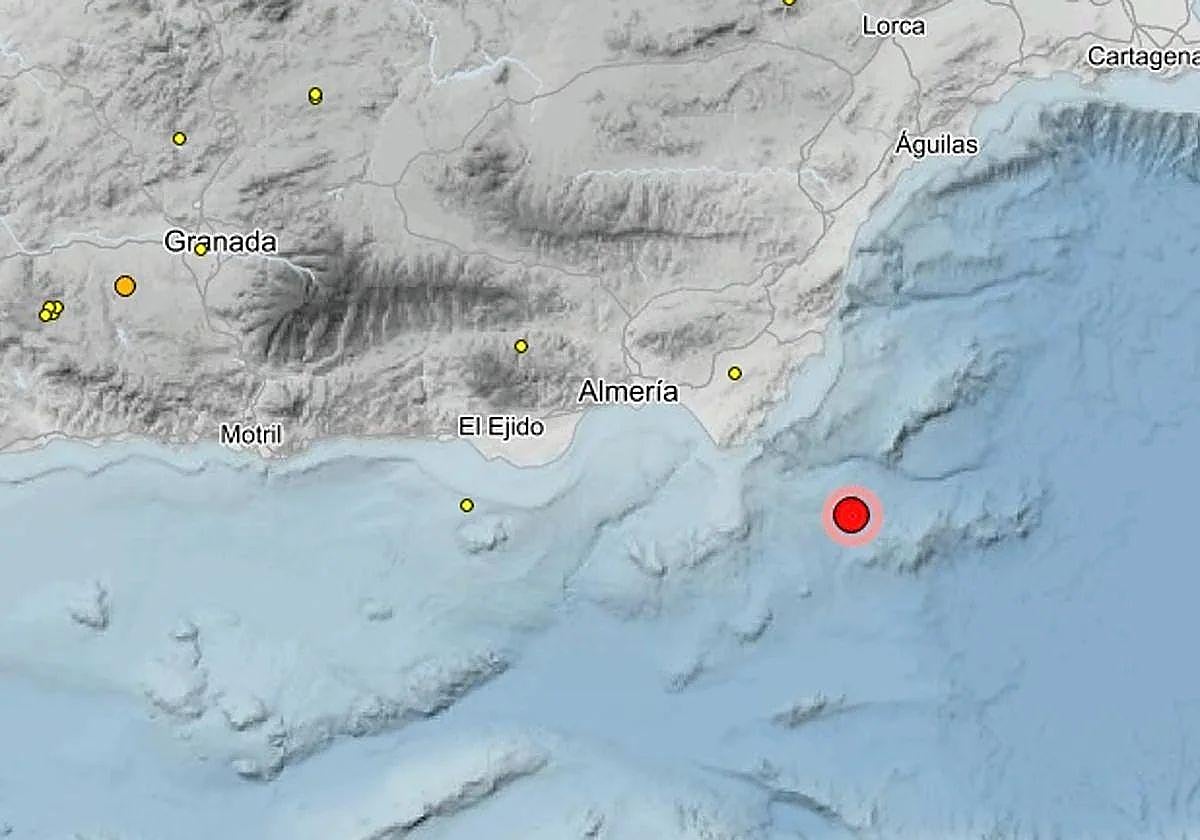 Un terremoto de 5,5 en el Mediterráneo.