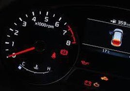 Indicadores luminosos de posibles averías en el coche