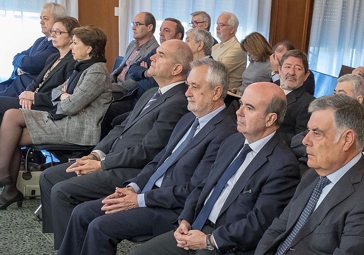 Banquillo del juicio de los ERE de Andalucía