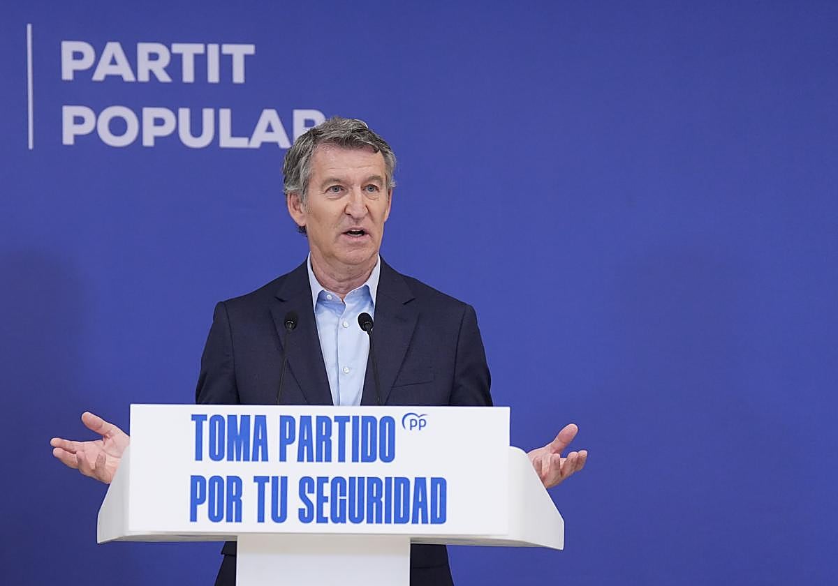 Alberto Núñez Feijóo.